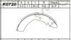 TOYOT 04495BZ010 Brake Shoe Set